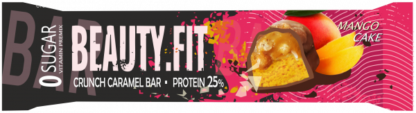 BeautyFit Crunch Caramel Bar, 60 г