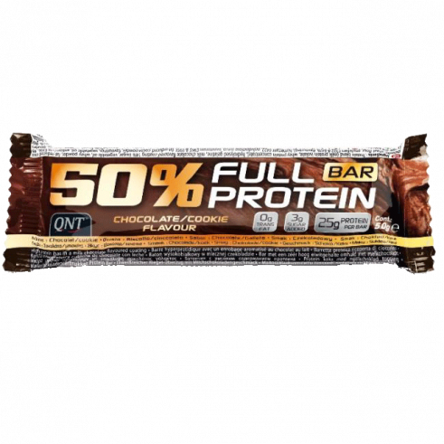 QNT 50% FULL PROTEIN BAR, 12 шт