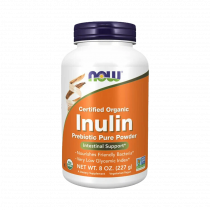 NOW Inulin Prebiotic Pure Powder Organic, 227 грамм