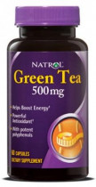 Natrol Green Tea 500 мг, 60 капс